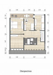 Obergeschoss Reihenhaus mit Garten und Garage in der Gartenstadt-Vahr - ideal f�r Familien