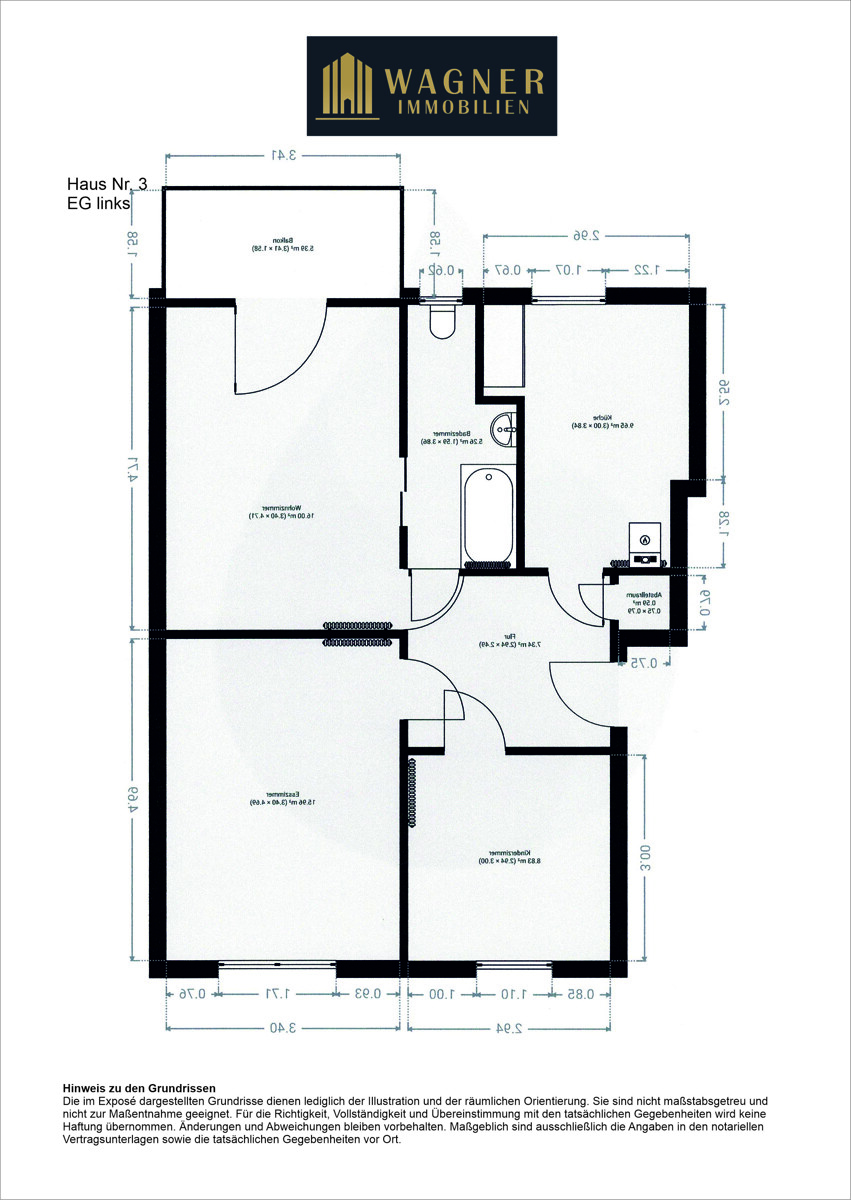 B�ckeburger Str. 3 Stock EG links Mehrfamilienhaus Bremen
