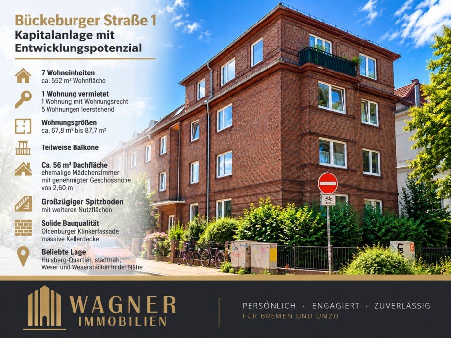 WAGNER IMMO HULSBERG 1 Mehrfamilienhaus Bremen