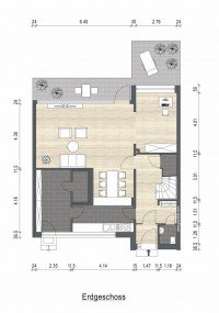 Bild (8d9d1a59832091c5540d2923f78d9f08): Reihenhaus mit Garten und Garage in der Gartenstadt-Vahr - ideal f�r Familien