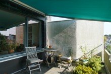 Terrasse 2 Sch�ne sanierte 2-Zi. DG-Wohnung, Terrasse, Gartennutzung, Einbauk�che + Garage