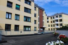 Aussen 1 Hulsberg | Ruhige Wohnung mit sonnigem Balkon, Lift, Stellplatz