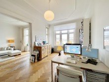 Wohnzimmer IIa Hamburg: Sanierte Altbau-Wohnung in urbaner Toplage